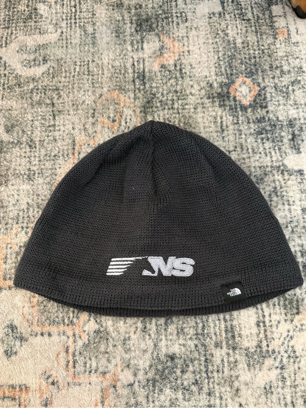 The North Face Black Knit Beanie with NS Embroidery